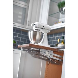 Mixer Lift for Cabinet-Appliance Lift-Heavy Duty Appliance Lift Assist  Kitchen Cabinet Mechanism with Soft-Close for Small Kitchen Appliances, Zinc