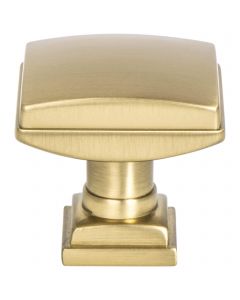 Tailored Traditional Knob (Modern Brushed Gold) - 1-1/4"