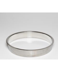 Stainless Steel Trash Ring, Heavy Duty, 12" x 2"