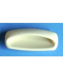 Recessed Plastic Pull (Almond) - 3-5/8" x 2-9/16"