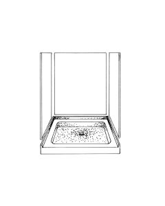 Mystera Shower Kit with Base (White/Tile) - K36036072CXTW901