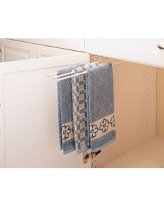 3 Prong Towel Bar (White)
