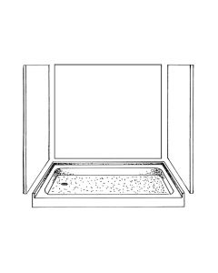 Mystera Shower Kit with Base (White/Tile)  - K60032096LXTW901