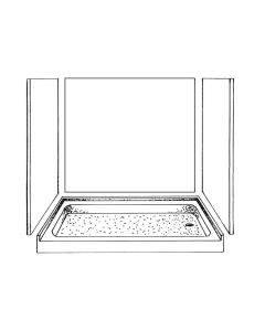 Mystera Shower Kit with Base (Carrara/Tile)  - K60032096RXTW927