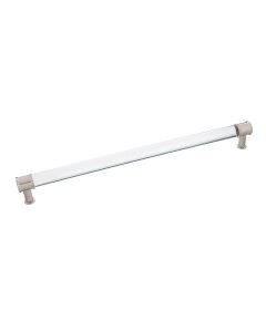 Midway Pull - 12" (Crysacrylic with Satin Nickel)