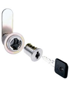 Nickel Cam Lock (w/ 2 Keys) - 30mm