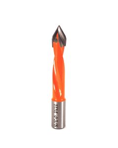 3/8" V-Point Dowel Drill (70mm OAL/LH Rotation)