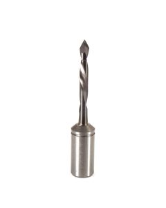4mm Solid Carbide V-Point Dowel Drill (57mm OAL/LH Rotation)