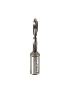5mm Solid Carbide V-Point Dowel Drill (57mm OAL/LH Rotation)