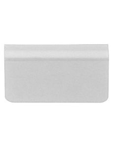 Glass Door Strike Plate w/ Adhesive Foam Pad (Chrome)