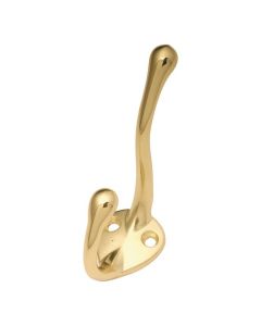 Hook (Polished Brass) - 2-7/8"