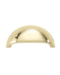 Williamsburg Pull Cup (Polished Brass) - 3"