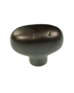 Carbonite Knob (Black Iron) - 1"