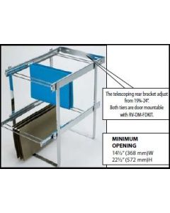 Two-Tier File Drawer System