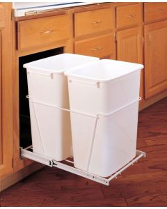 Double 35 Qt Waste Container