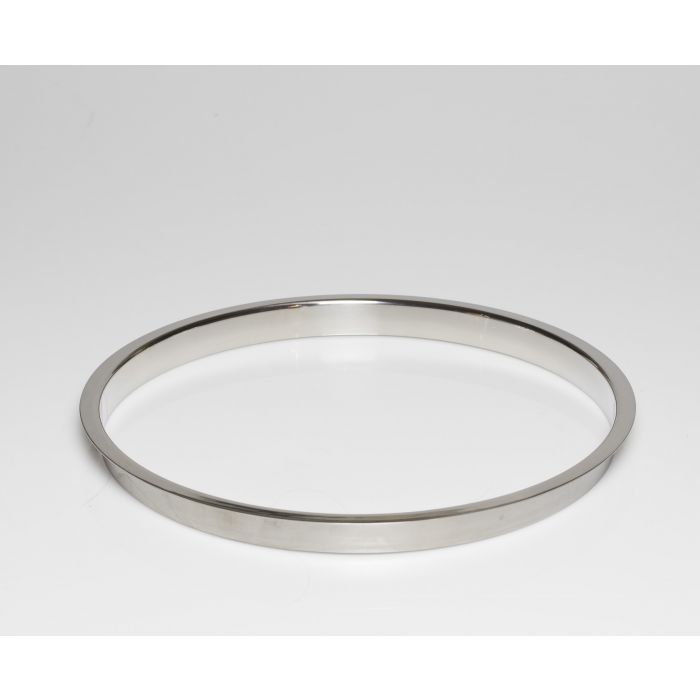 Stainless Steel Trash Ring, Heavy Duty, 12" x 1"