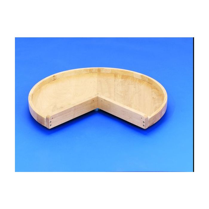 24" Pie Cut Lazy Susan Shelf (Wood)