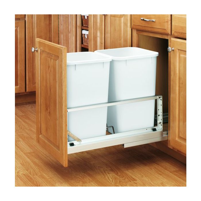 Double 27 Qt Waste Container