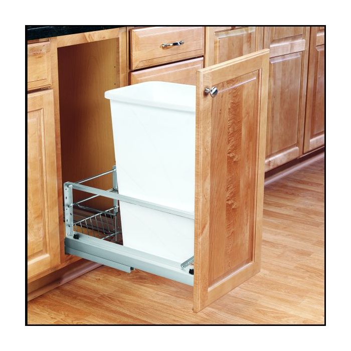 50 Qt. Waste Container (White)