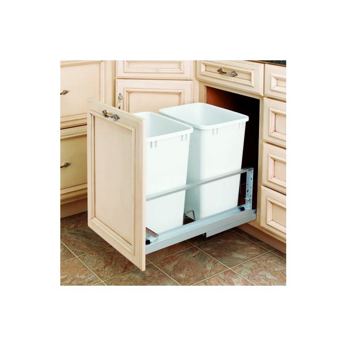 Double 35 Qt Waste Container