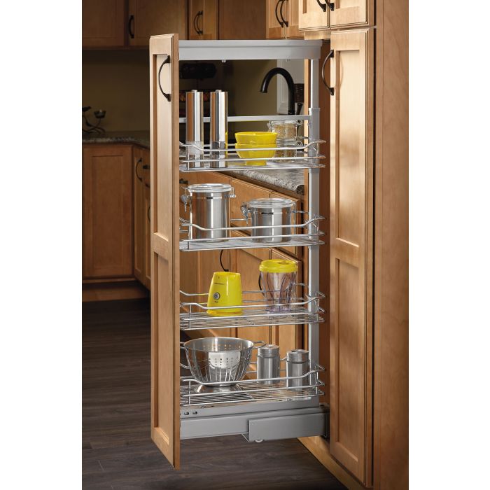 4" Pull Out Pantry (Chrome)
