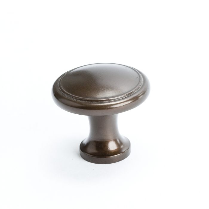 Adagio Knob w/Ring (Oil Rubbed Bronze) - 1-1/8"