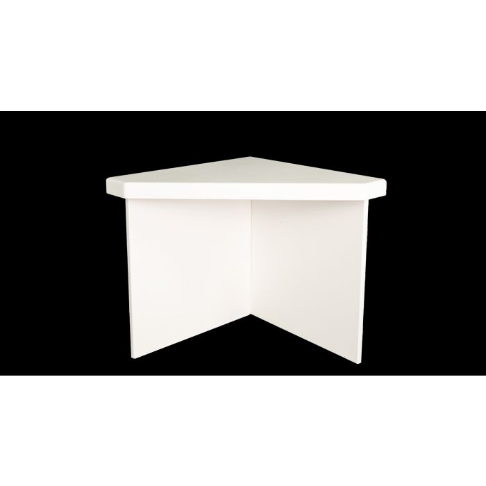 Diagonal Corner Shower Seat (White)