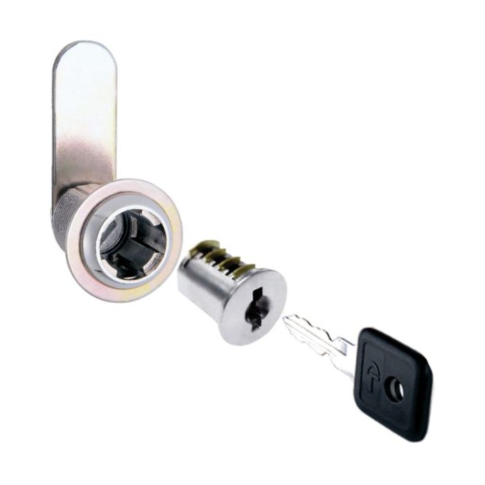 Nickel Cam Lock (w/ 2 Keys) - 30mm