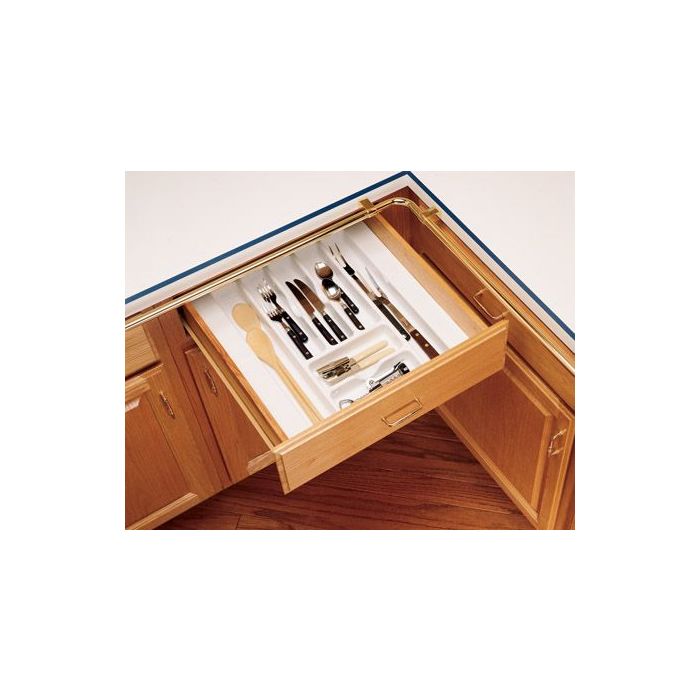 17 1/2" Cutlery Tray (White)