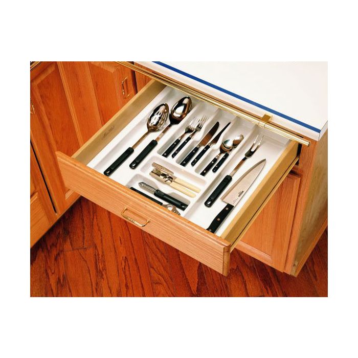 21 7/8" Cutlery Tray (White)