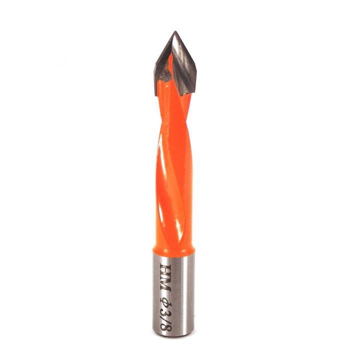 3/8" V-Point Dowel Drill (70mm OAL/LH Rotation)