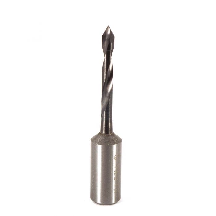 4mm Solid Carbide V-Point Dowel Drill (57mm OAL)