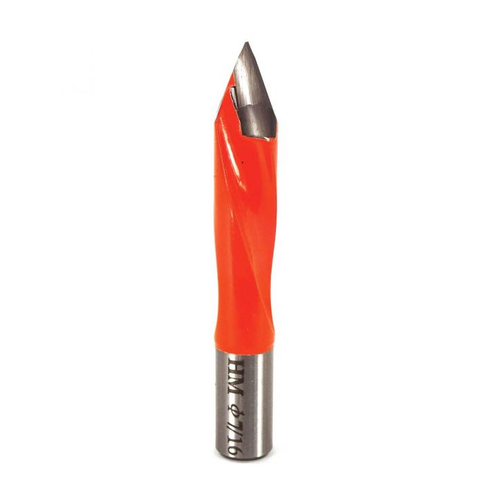7/16" V-Point Dowel Drill (70mm OAL/LH Rotation)