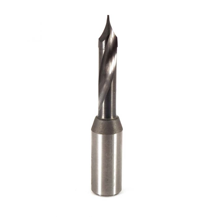 6mm Solid Carbide V-Point Dowel Drill (57mm OAL)