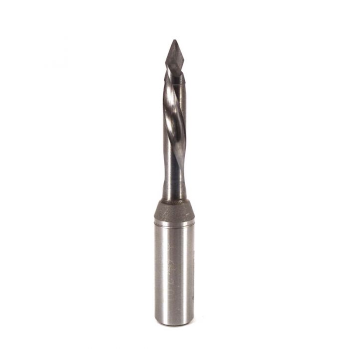 6mm Solid Carbide V-Point Dowel Drill (70mm OAL/LH Rotation)