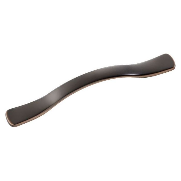 Euro Contemporary Pull (Oil Rubbed Bronze Highlighted) - 4"