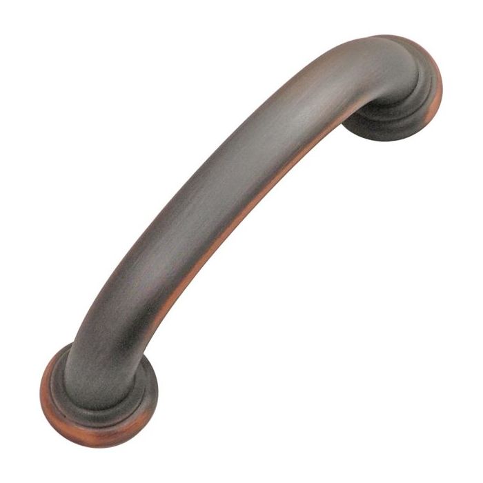Zephyr Pull (Oil Rubbed Bronze Highlighted) - 3"