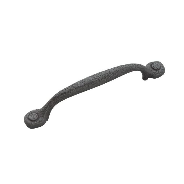 Refined Rustic Pull (Black Iron) - 128mm