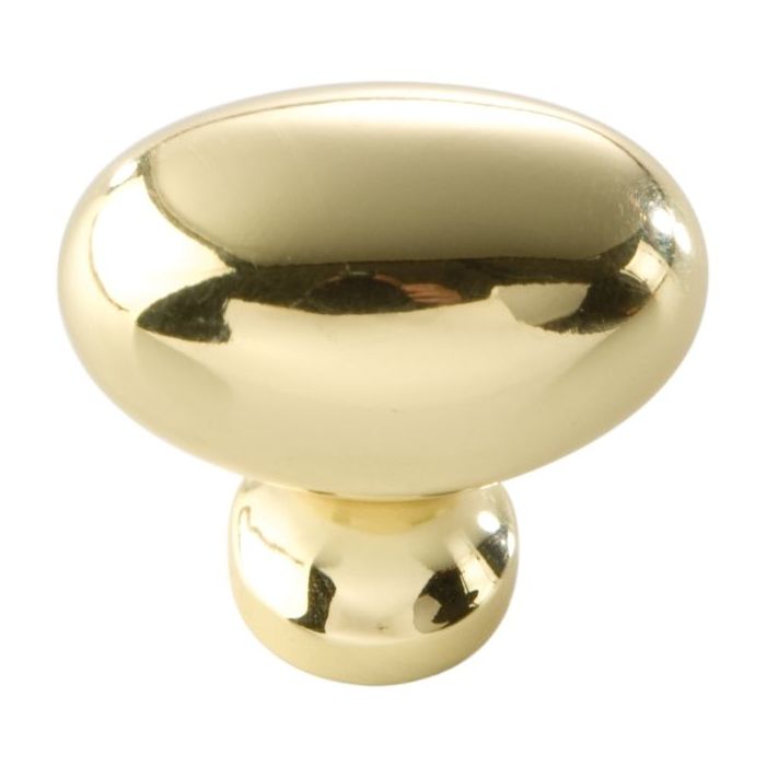 Williamsburg Knob (Polished Brass) - 1-1/4"