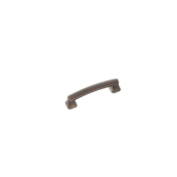 Bridges Pull (Oil Rubbed Bronze Highlighted) - 3"