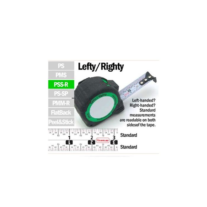 Pad Standard/Reverse Tape Measure - 25ft