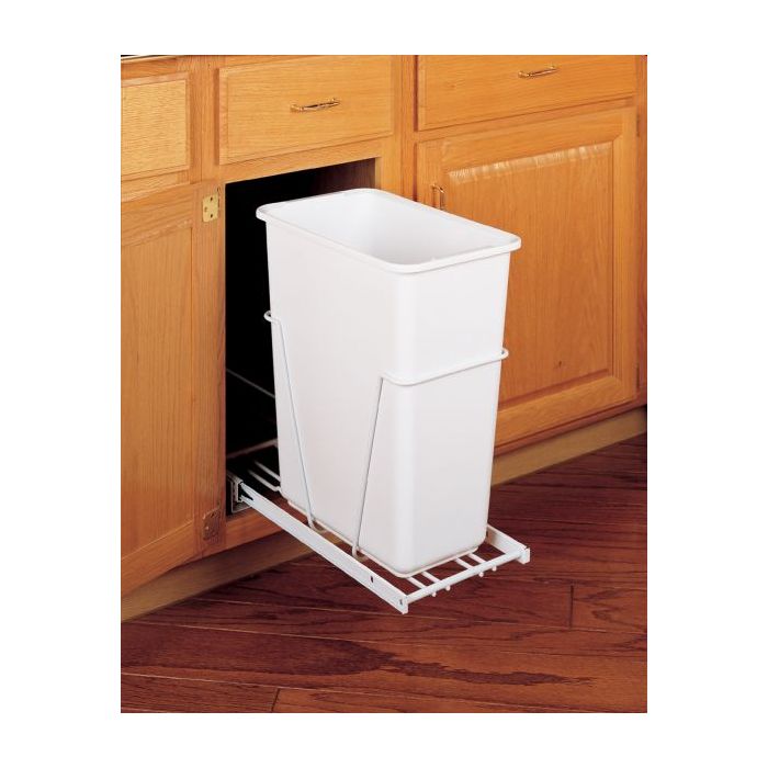 30 Qt. Waste Container (White)