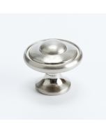 Euro Traditions Knob (Brushed Nickel) - 1-3/16"