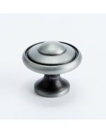 Euro Traditions Knob (Brushed Antique Pewter) - 1-3/16"