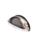 Euro Moderno Cup Pull (Brushed Antique Copper) - 64mm