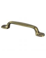 Euro Moderno Pull (Brushed Antique Brass) - 96mm