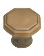 Conquest Octagonal Knob (Venetian Bronze) - 1-1/4"