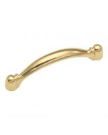 Conquest Pull (Polished Brass) - 3"