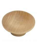 Natural Woodcraft Knob (Unfinished Wood) - 2"