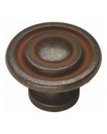 Manchester Knob (Rustic Iron) - 1-3/8"